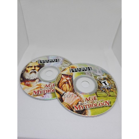 Age Of Mythology PC 2 CD-ROM Game Microsoft - Fold Case W/ Key - Picture 5 of 5